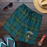 Clan Kirkpatrick Crest Tartan Mens Shorts NS564