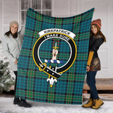 Clan Kirkpatrick Crest Tartan Blanket UC421