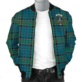 Clan Kirkpatrick Crest Tartan Bomber Jacket ZJ419