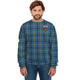 Clan Laing Crest Tartan Sweatshirt HC563