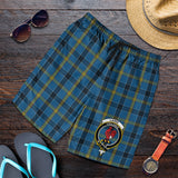 Clan Laing Crest Tartan Mens Shorts NS563