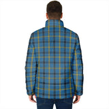 Clan Laing Crest Tartan Padded Jacket RF420