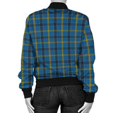 Clan Laing Crest Tartan Bomber Jacket ZJ420