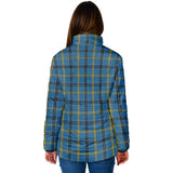 Clan Laing Crest Tartan Padded Jacket RF420