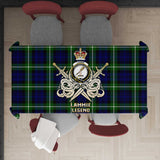 Clan Lammie Tartan Tablecloth Golden Sword of Courageous Legacy BG426