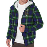 Clan Lammie Crest Tartan Sherpa Hoodie CT564