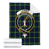 Clan Lammie Crest Tartan Blanket UC423