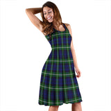 Clan Lammie Tartan Sleeveless Midi Womens Dress VS731