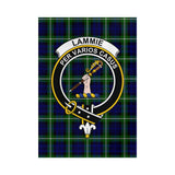 Clan Lammie Crest Tartan Flag CF421