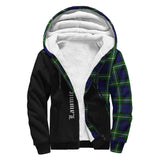 Clan Lammie Crest Tartan Sherpa Hoodie Curve Style CE566