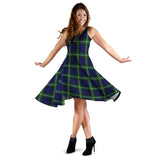 Clan Lammie Tartan Sleeveless Midi Womens Dress VS731