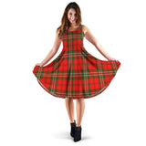 Clan Langlands Tartan Sleeveless Midi Womens Dress VS727