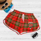 Clan Langlands Crest Tartan Womens Shorts NW1748