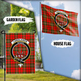 Clan Langlands Crest Tartan Flag CF426