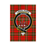 Clan Langlands Crest Tartan Flag CF426