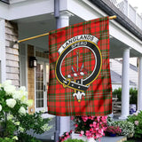 Clan Langlands Crest Tartan Flag CF426