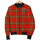 Clan Langlands Crest Tartan Bomber Jacket ZJ426