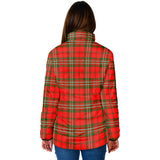 Clan Langlands Crest Tartan Padded Jacket RF426