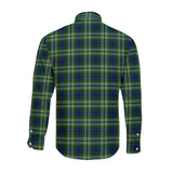 Clan Learmonth Crest Tartan Long Sleeve Shirt PC558