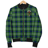 Clan Learmonth Crest Tartan Bomber Jacket ZJ427