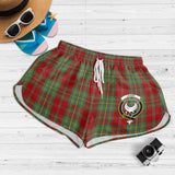 Clan Leask Crest Tartan Womens Shorts NW1746