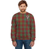 Clan Leask Crest Tartan Sweatshirt HC555