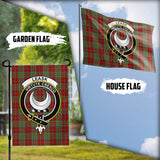 Clan Leask Crest Tartan Flag CF428