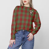 Clan Leask Crest Tartan Sweatshirt HC555