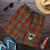 Clan Leask Crest Tartan Mens Shorts NS555