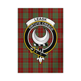 Clan Leask Crest Tartan Flag CF428