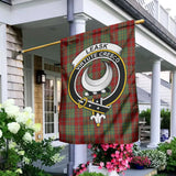 Clan Leask Crest Tartan Flag CF428