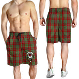 Clan Leask Crest Tartan Mens Shorts NS555