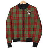 Clan Leask Crest Tartan Bomber Jacket ZJ428