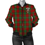 Clan Lennox Crest Tartan Bomber Jacket ZJ430