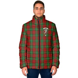 Clan Lennox Crest Tartan Padded Jacket RF430