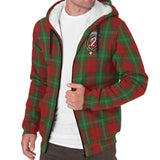 Clan Lennox Crest Tartan Sherpa Hoodie CT555