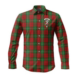 Clan Lennox Crest Tartan Long Sleeve Shirt PC555