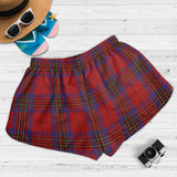 Clan Leslie Red Crest Tartan Womens Shorts NW1740