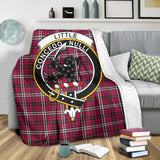 Clan Little Crest Tartan Blanket UC443