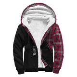 Clan Little Crest Tartan Sherpa Hoodie Curve Style CE546