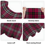 Clan Little Tartan Off Shoulder Long Dress VL521