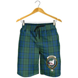 Clan Lockhart Crest Tartan Mens Shorts NS537