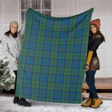 Clan Lockhart Tartan Blanket U534