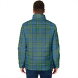 Clan Lockhart Crest Tartan Padded Jacket RF446