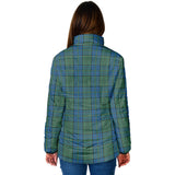 Clan Lockhart Crest Tartan Padded Jacket RF446