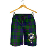 Clan Lockhart Modern Crest Tartan Mens Shorts NS538