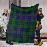 Clan Lockhart Modern Tartan Blanket U533