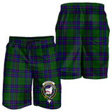 Clan Lockhart Modern Crest Tartan Mens Shorts NS538