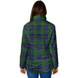 Clan Lockhart Modern Crest Tartan Padded Jacket RF445