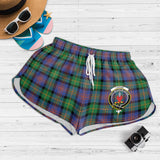 Clan Logan Ancient Crest Tartan Womens Shorts NW1727